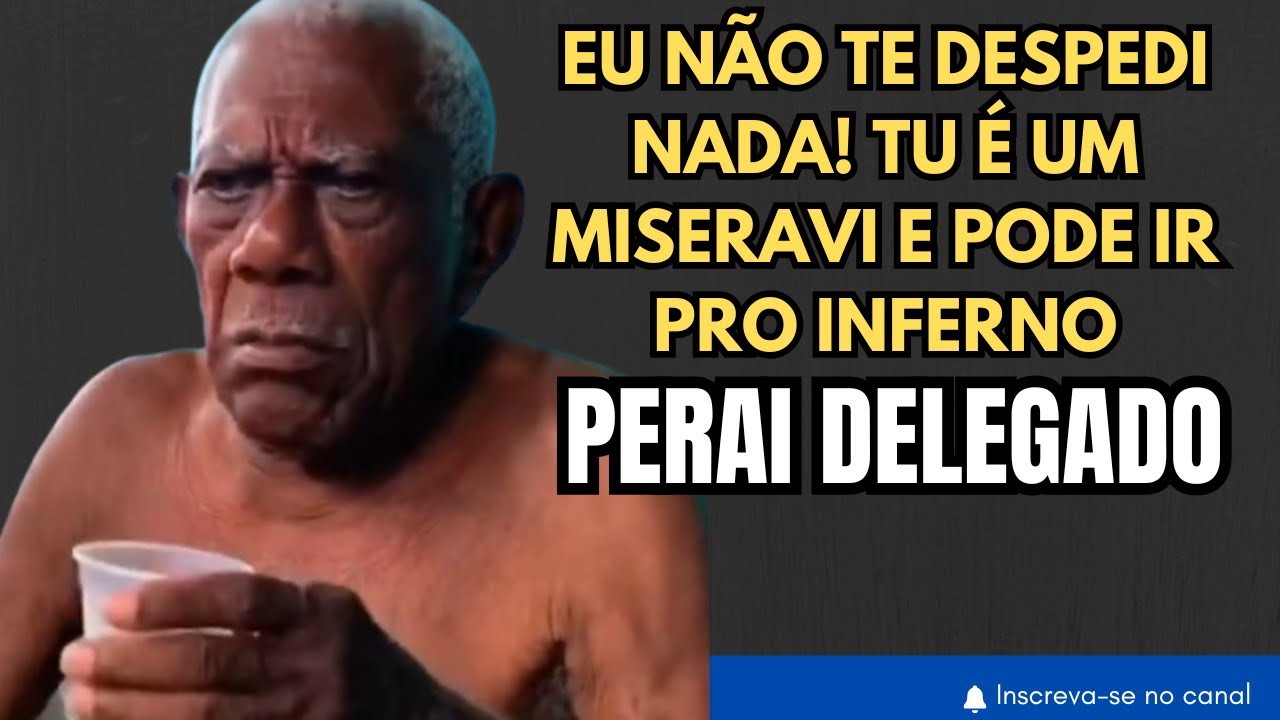 RENAN DISSE QUE CONTRATOU OUTRO VELHO E DELEGADO ACREDITOU