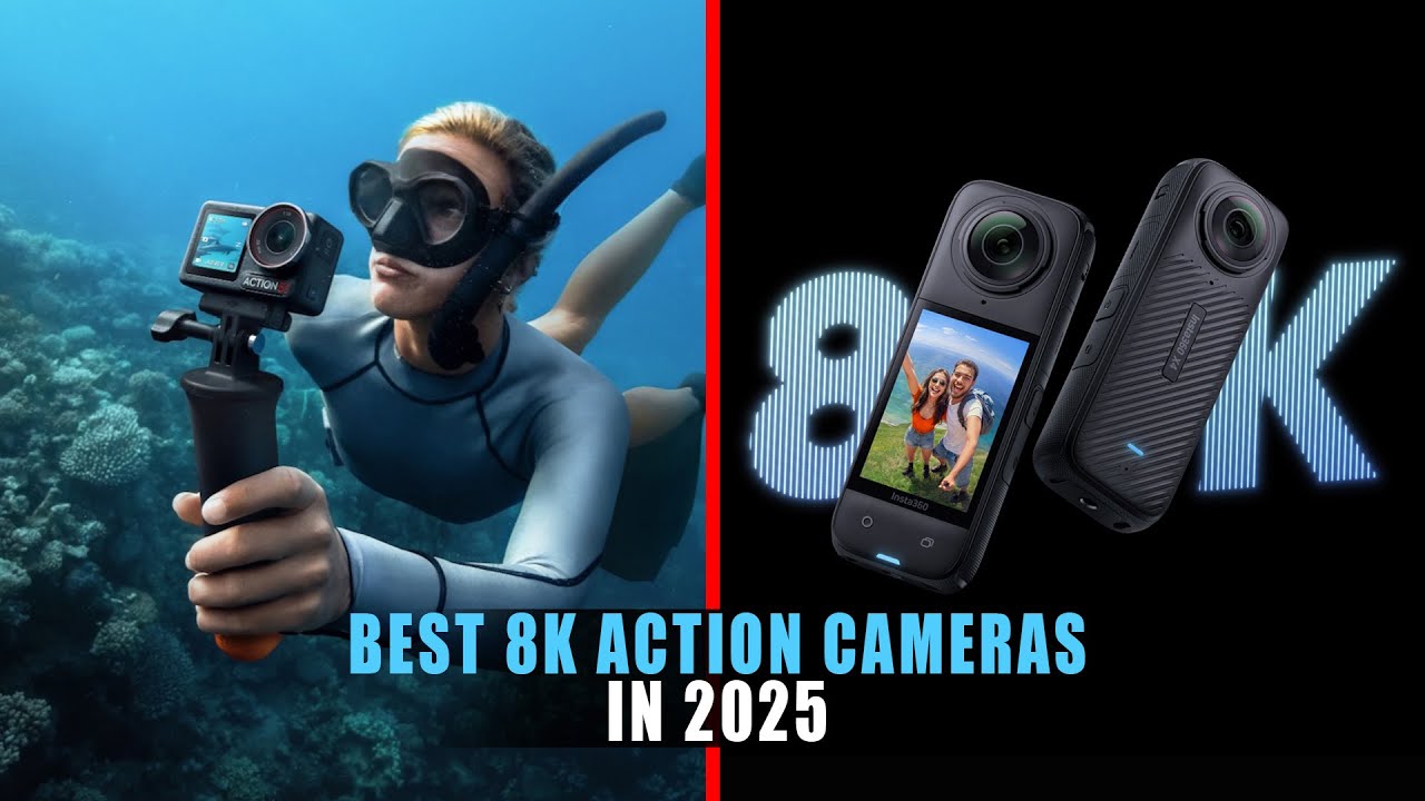 5 Best 8K Action Cameras in 2025 | 8k Video Recording AI Camera