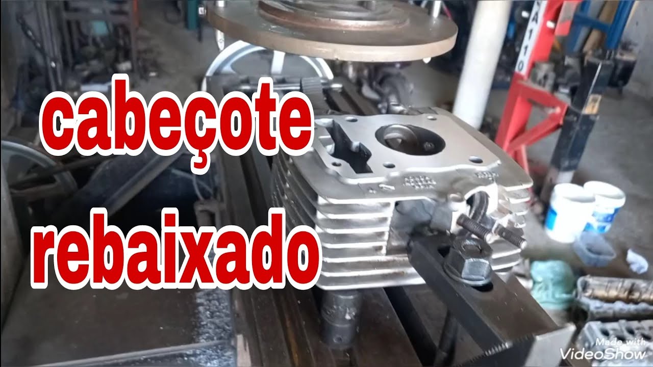 Cabeçote da Titan 150 rebaixado