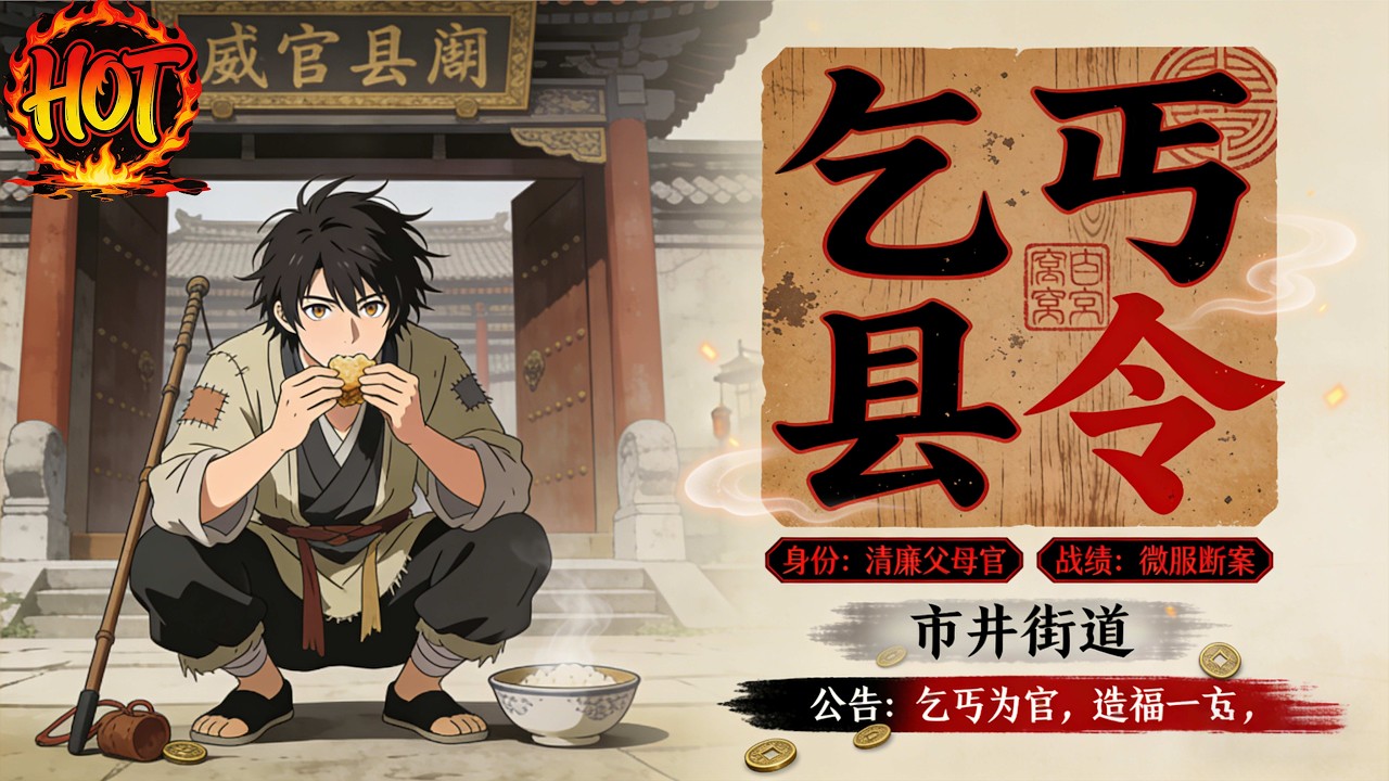 ✨【强推】《乞丐县令》第1~60集负债累累的千奉县，九任县令皆因债务丧命。穿越过来的乞丐楚风，花了一文钱买下这个县令#穿越 #末世 #异能 ##动态漫画# 漫野推文