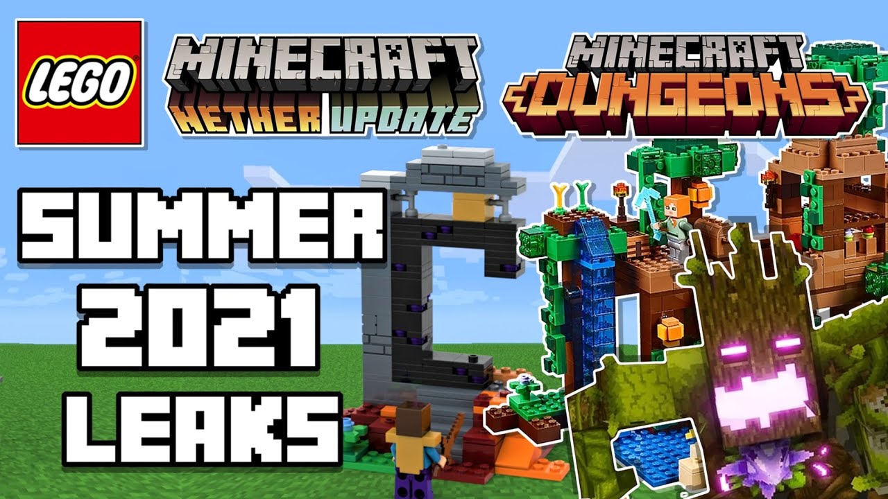 LEGO Minecraft 2021 Summer Leaks | Dungeons & Nether Update Sets