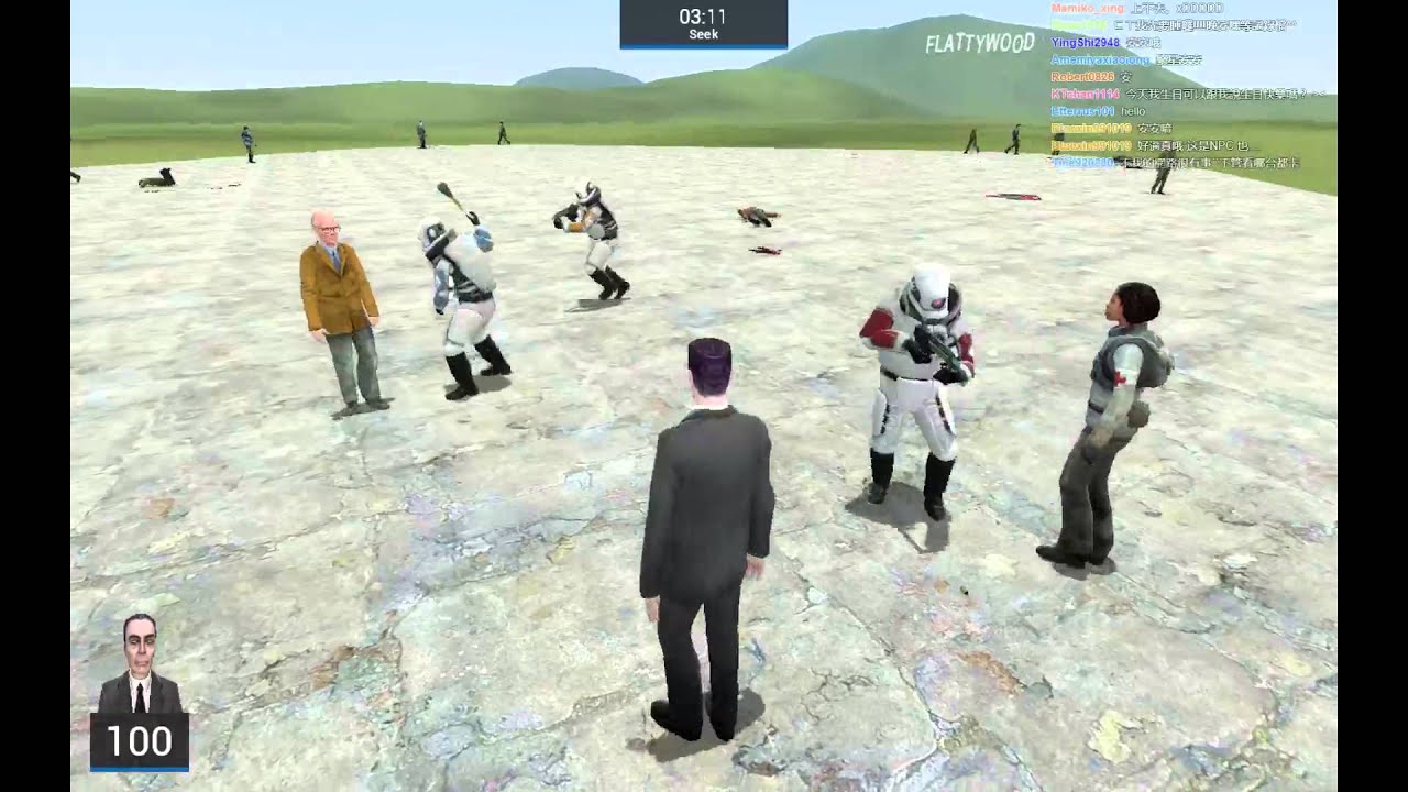 【繁星】Gmod  菜喳: 繁星你跳舞給他們看