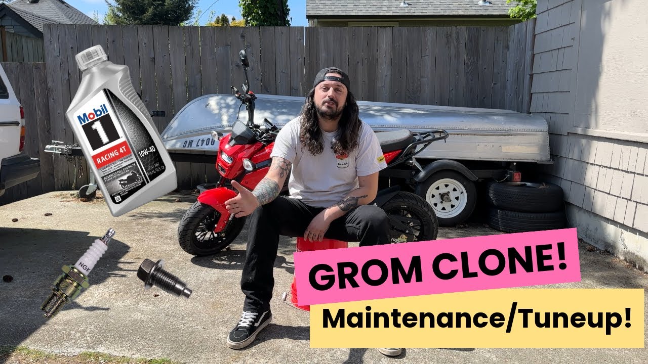 Amazon Grom clone tune up | Boom Vader 125 | Honda grom clone