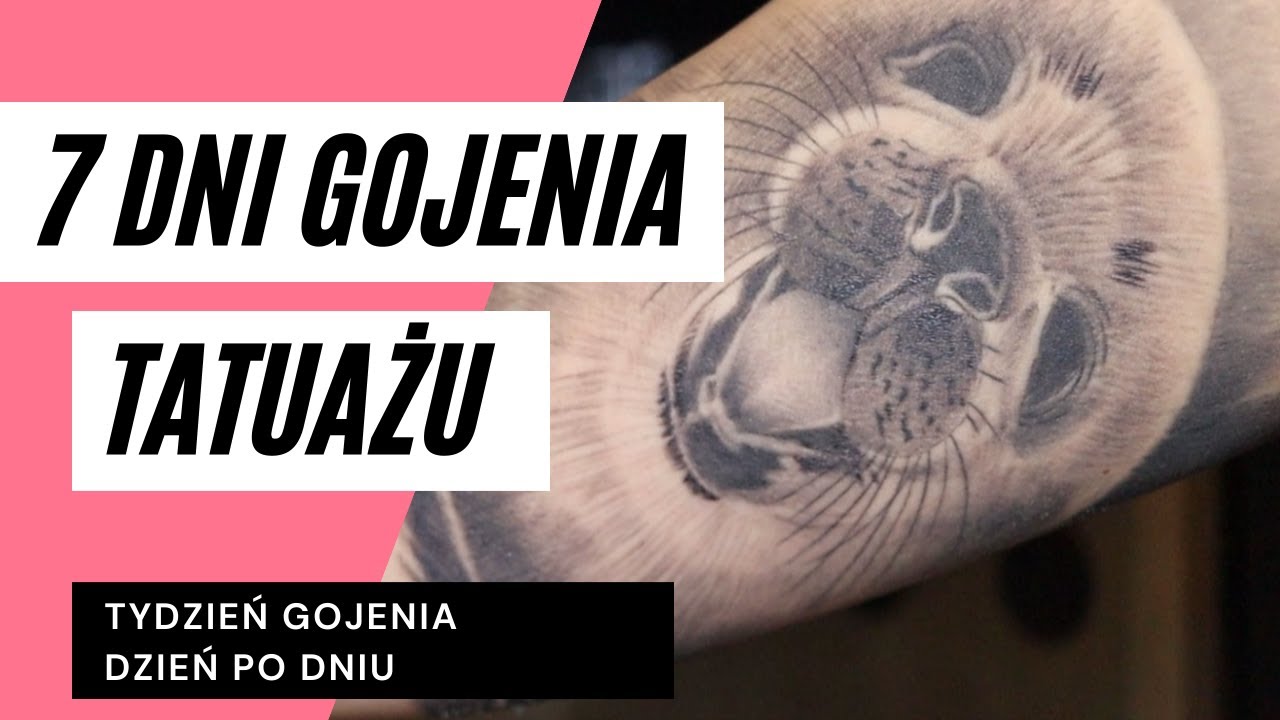 Gojenie tatuażu - relacja PIERWSZE 7 dni, dzień po dniu