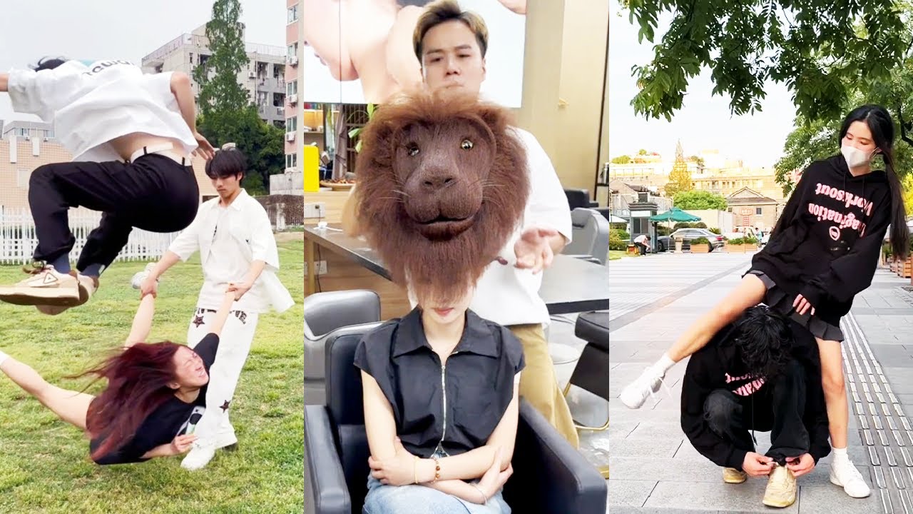 Strange Activities of Young People only in China ❤️ Street Moments P#215