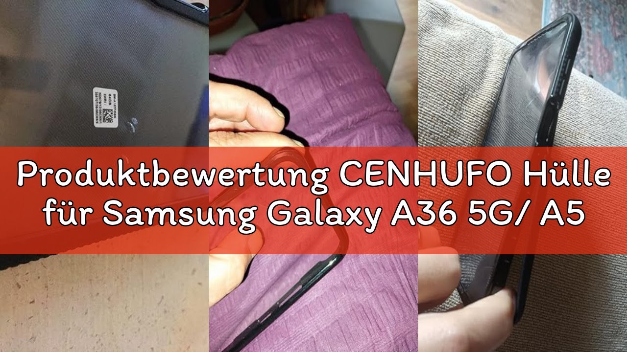 Produktbewertung CENHUFO Hülle für Samsung Galaxy A36 5G/ A56 5G, 360 Grad Schutzhülle mit Eingebaut