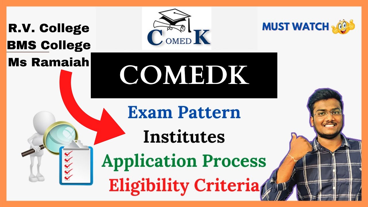 COMEDK | RV , BMS Bangalore | Exam Pattern | Criteria | Application Process | Ep-119 | SCM