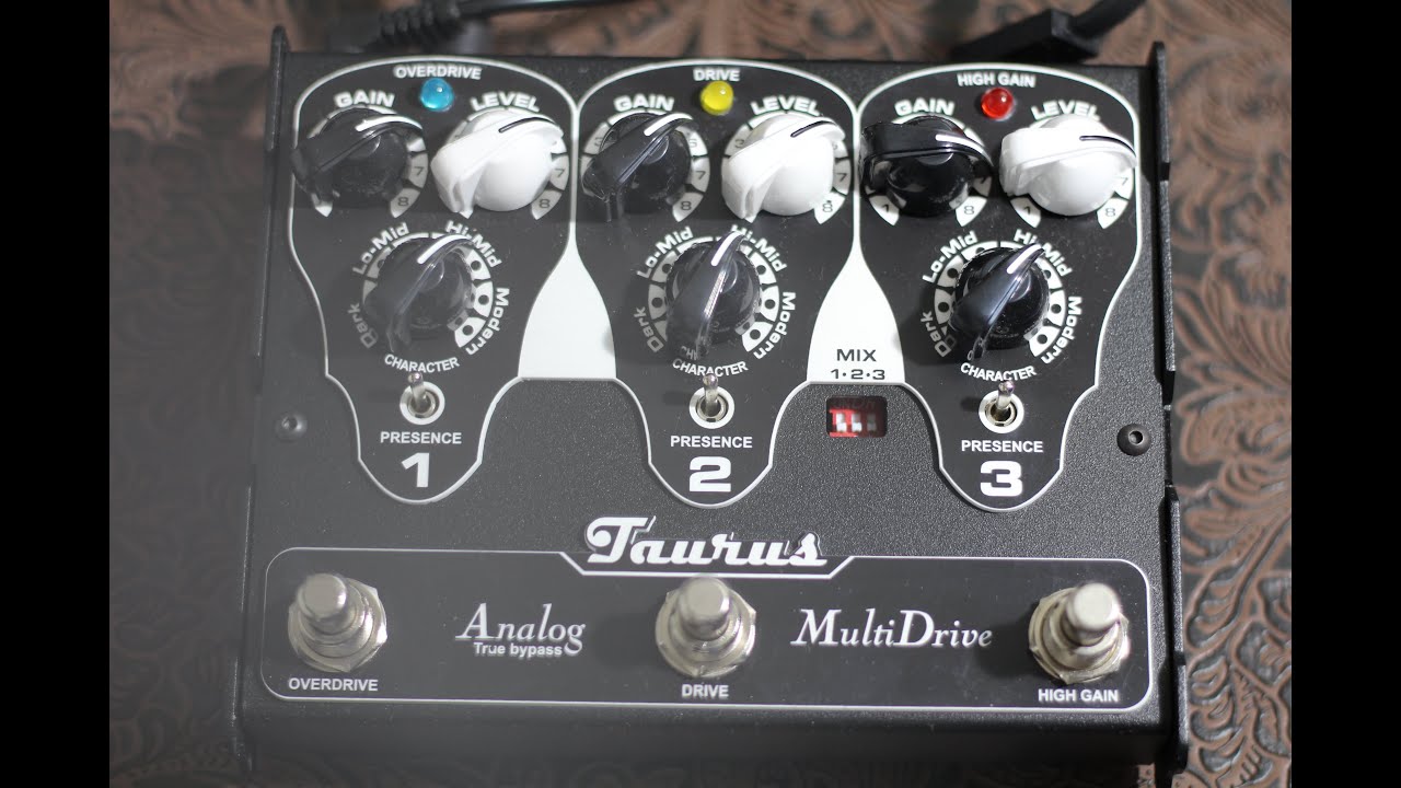 Taurus multidrive pedal - Demo