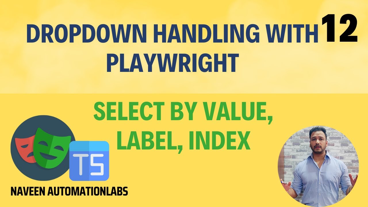 #12 - DropDown Handling With Playwright +Typescript