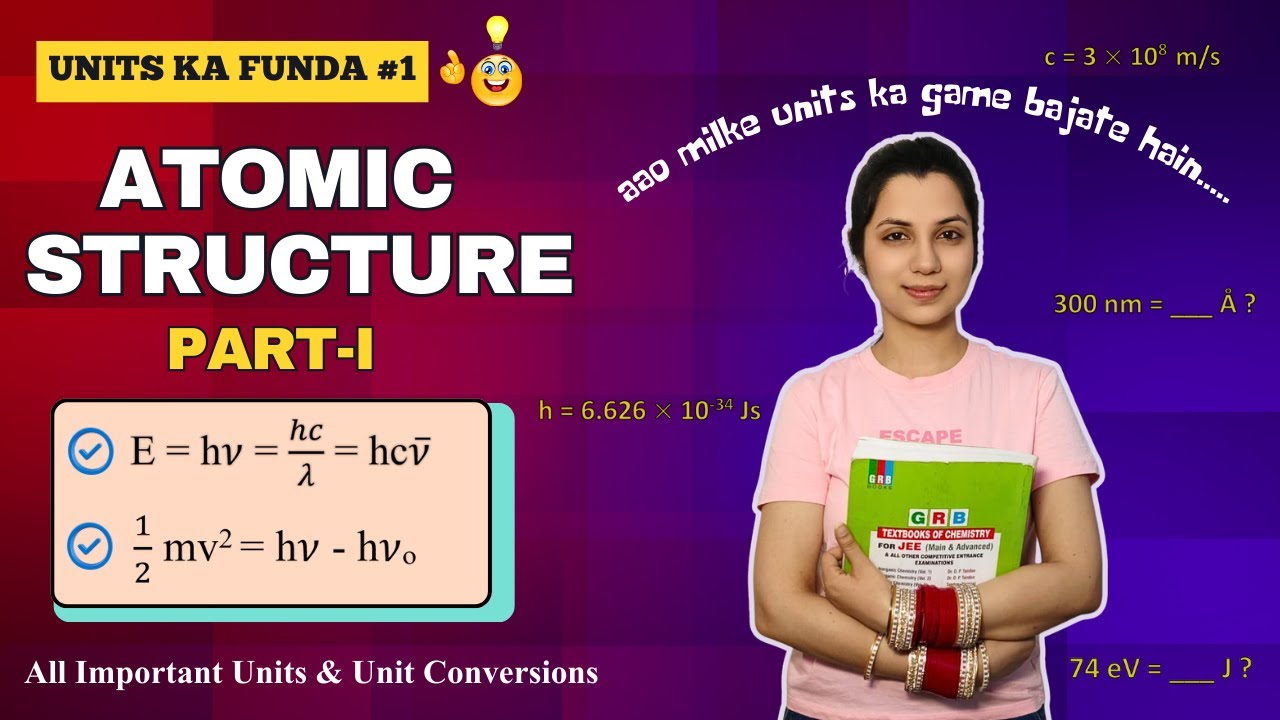 SI Units in Chemistry | Unit conversion Class 11 | Atomic Structure | Part-I