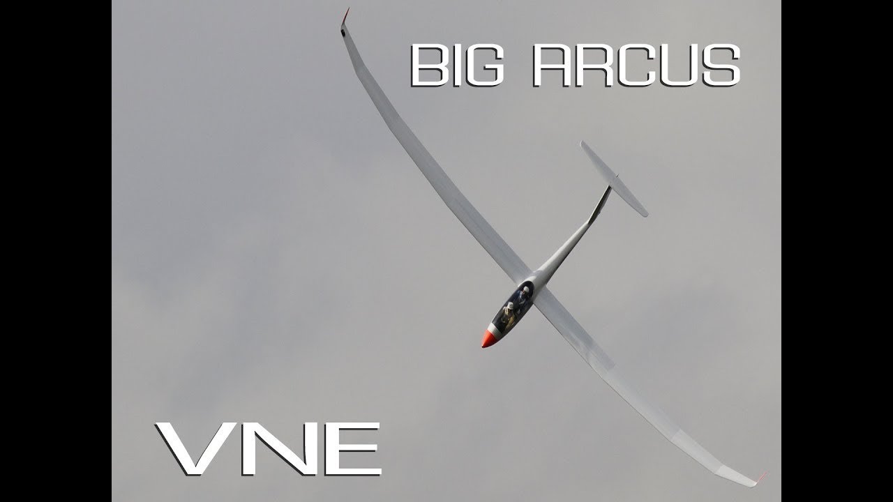 Big R/C 1/3 Scale Arcus Aerobatic Flight