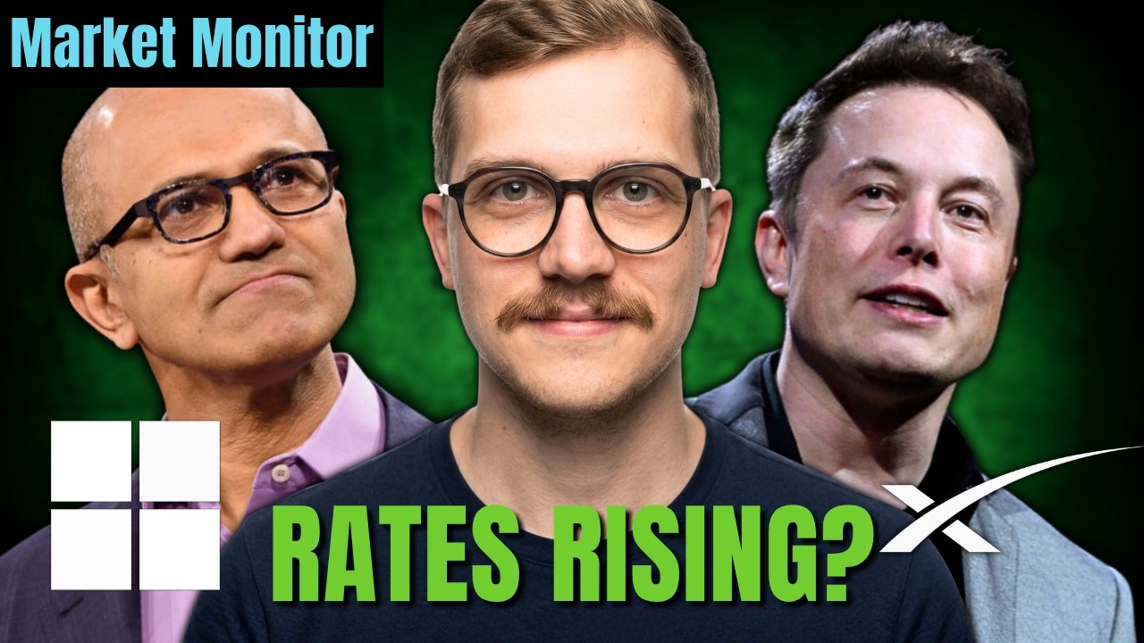 Microsoft 3X Datacenters, SpaceX $13B AI Deal, Markets Rally | Market Monitor