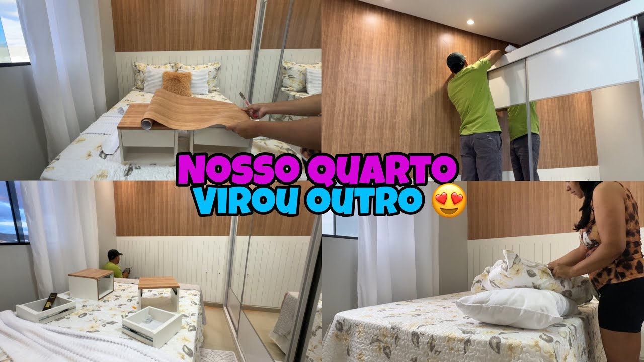 INSTALAMOS AS MESINHAS DE CABECEIRA | CAMA POSTA LINDA | CASA LIMPA E CHEIROSA | TA UM SONHO 🥰