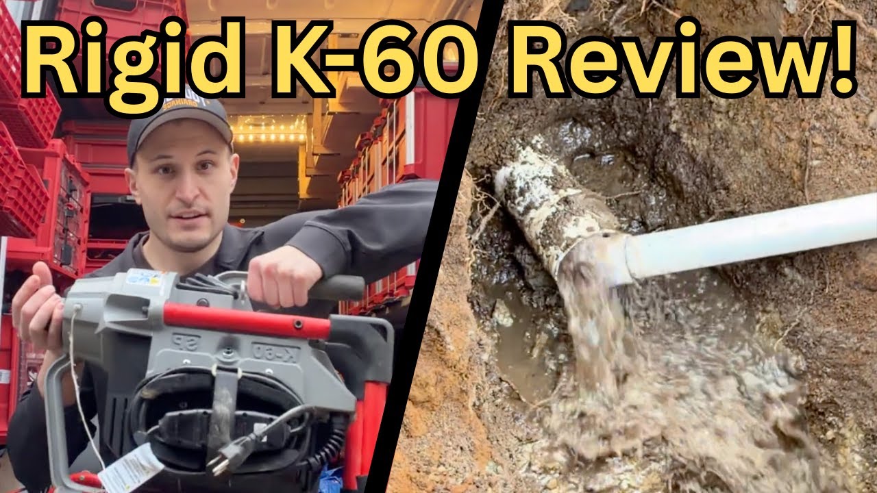 RIDGID K-60 Review + Nasty Root Blockage (Real Job Footage)