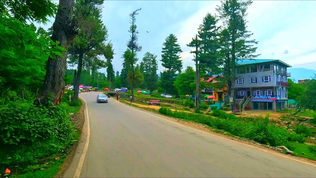 Walk tour around the countryside in India | Kashmir village | Raiyar village walk | Kashmir | India