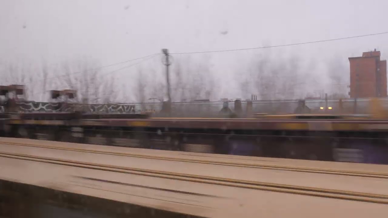 Leaving Chicago by Train, a more Scenic View, 30th December, 2025.