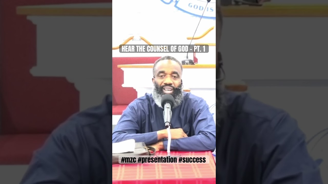 HEAR THE COUNSEL OF GOD @MOUNTZIONCHURCHAPOSTLEDOCTRINE PT. 1 #God #truestory #challenge #shortsfeed