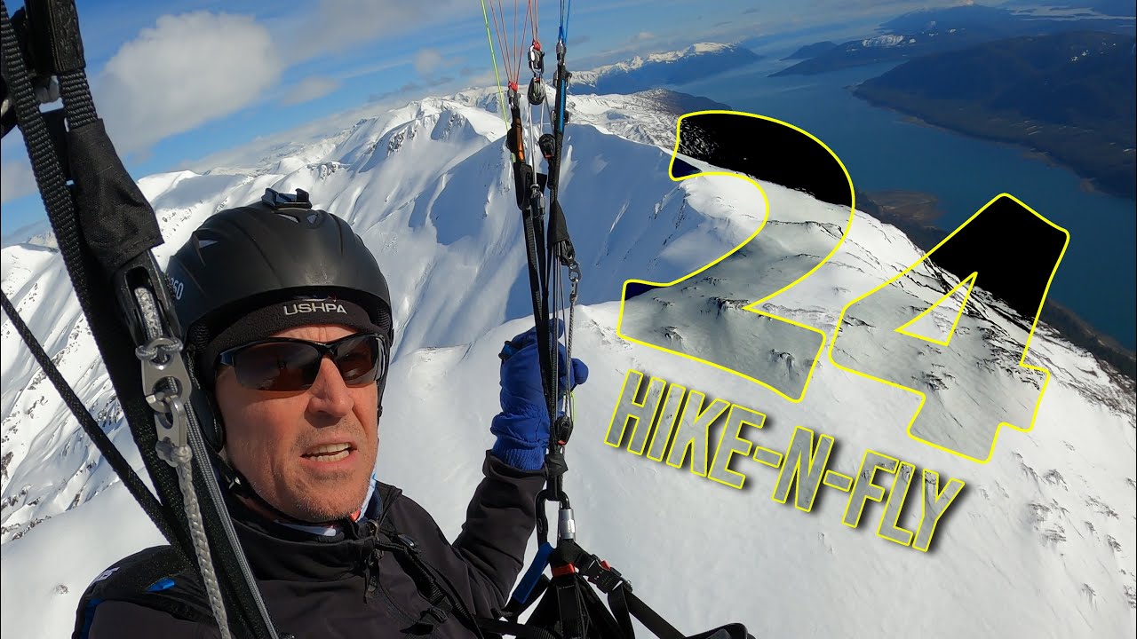 2024 Early-Season Hike-N-Fly | Paragliding Snow-Covered Mountains Alaska