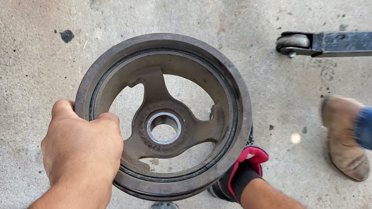 Chevy silverado 2002 5.3 Cómo remover polea de cigüeñal