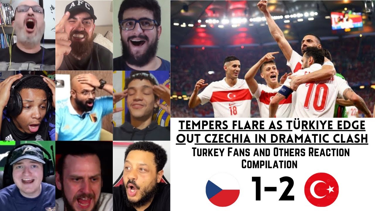 TURKISH Fans and Others React to CZECHIA 1-2 TÜRKIYE | Euro 2024 Group F MD 3 | 27-06-2024