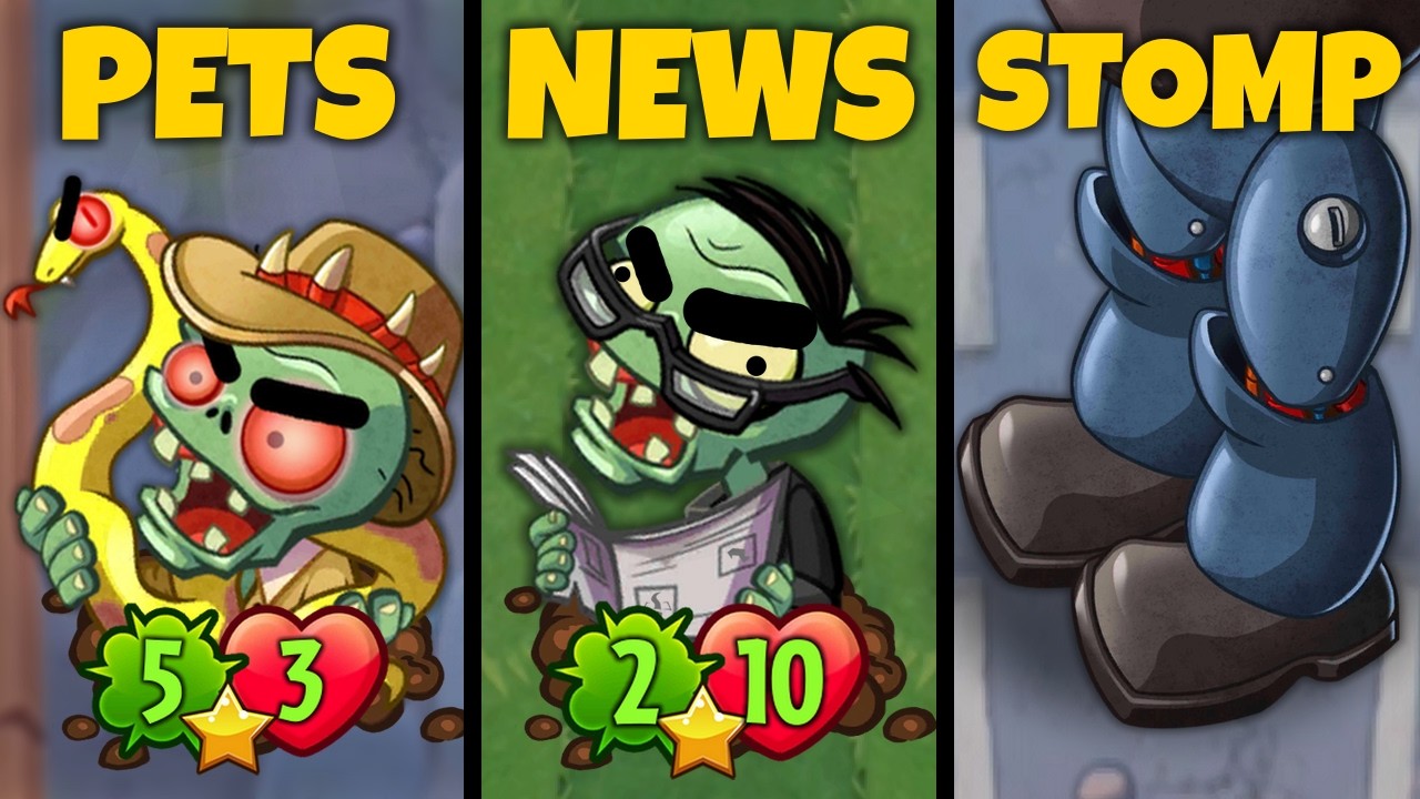 The Pet, Newspaper and Zombot Stomp Troll Compilation