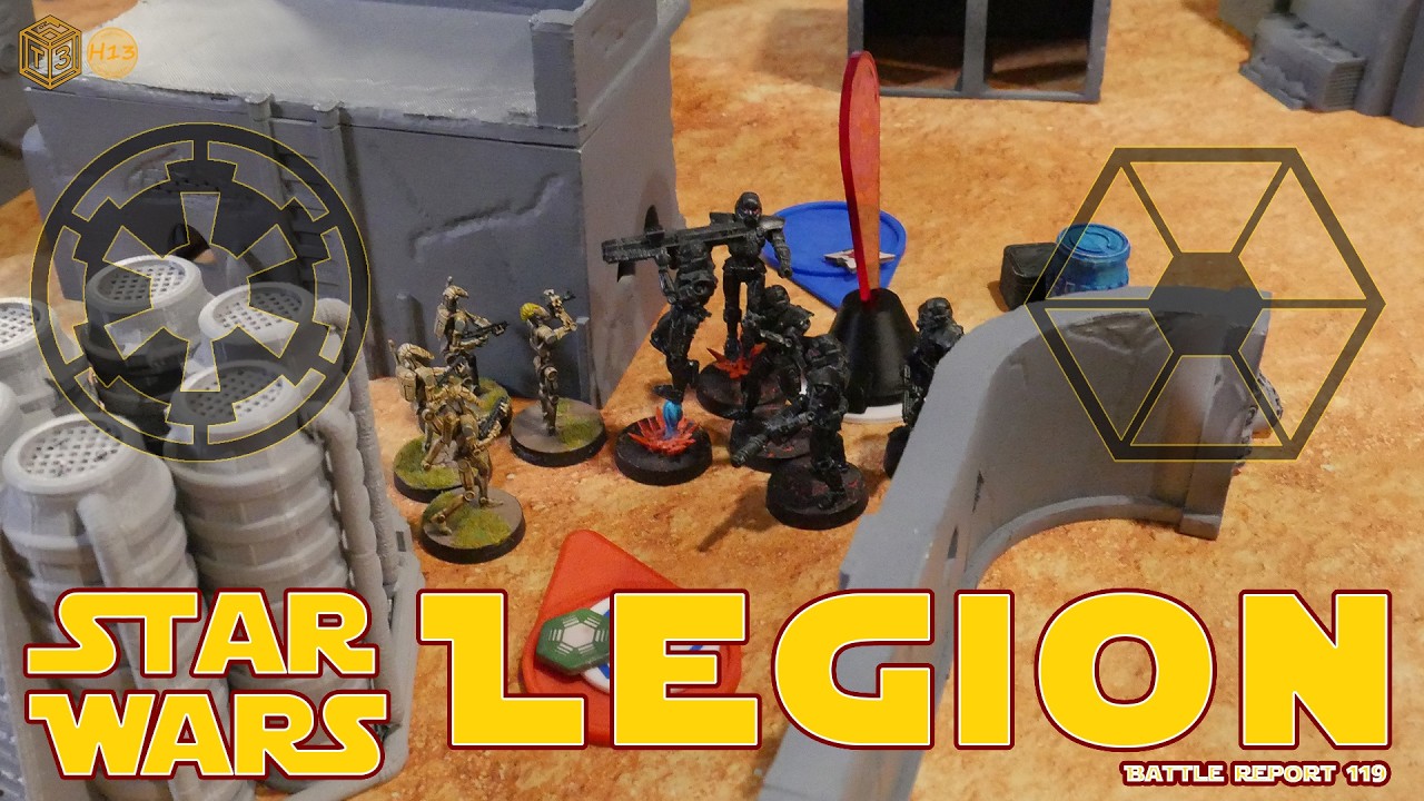 Star Wars Legion Battle Report 119 - Empire vs Separatists (Dooku, Maul, Assajj Ventress)