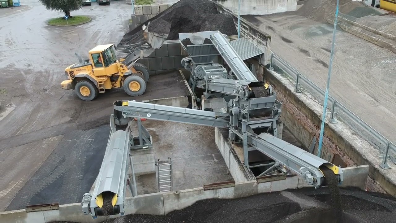 Riciclo fresato con UTS 1000 + UVS 25
