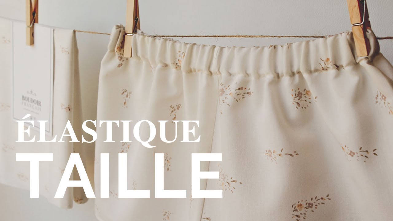 Comment coudre une ceinture ÉLASTIQUE / TUTO Facile