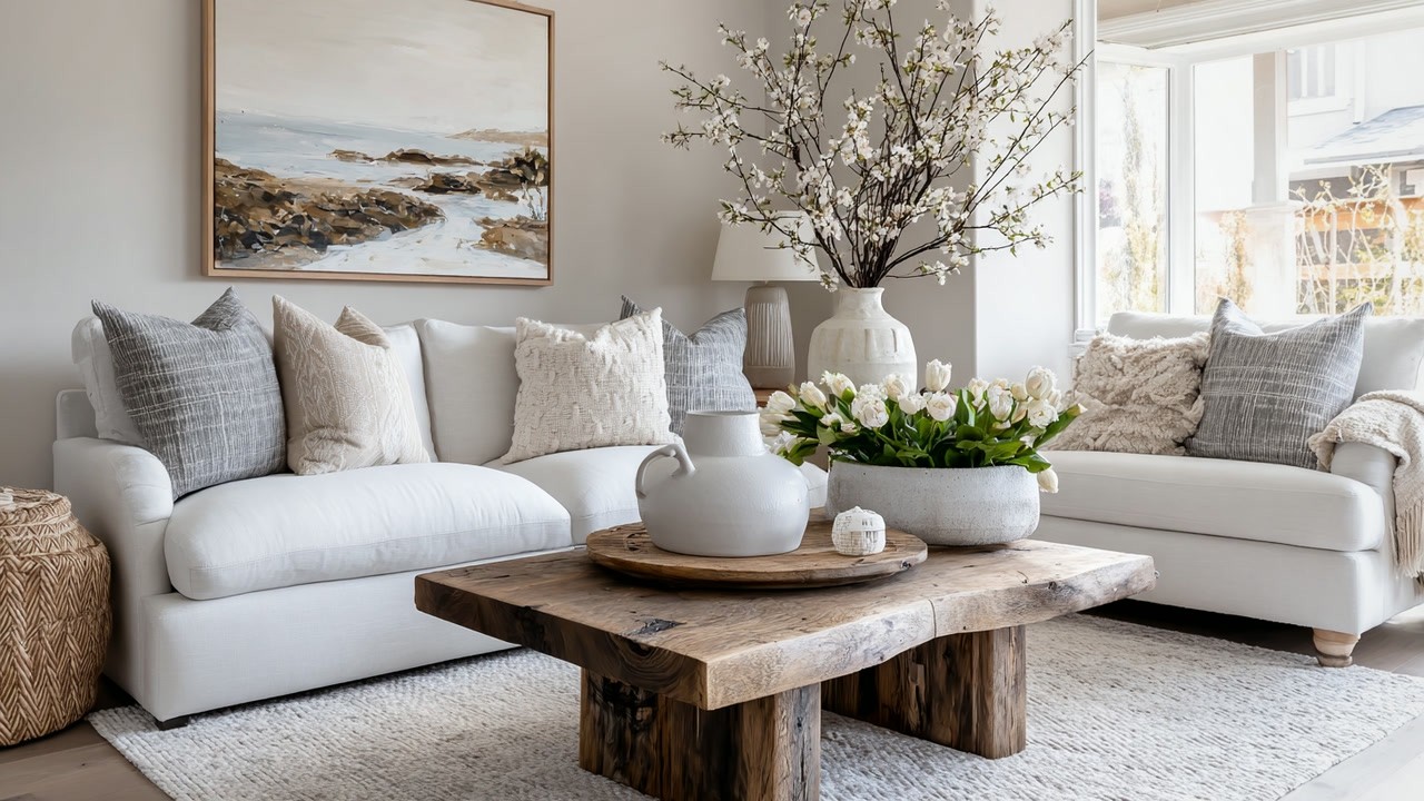 Clean & Neutral Winter Decor After Christmas | Cozy January to February Style