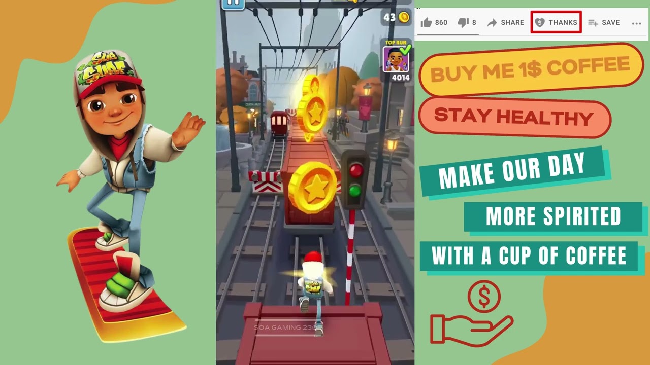 [01] Subway Surfers 🚆 Which Power-Up Saves You the Most? 🛹 vs 🚀