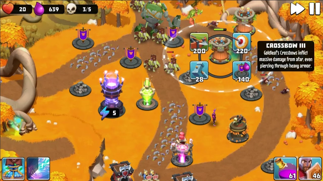 Castle Creeps TD - Chapter 17 Level 66 Stones Weep 3 Stars (Without Sentinel)