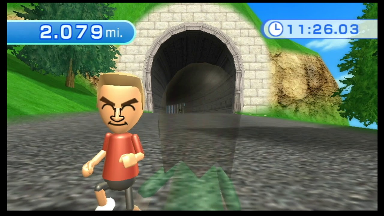 Wii Fit - Aerobics - Free Run (Duration 20 min.)