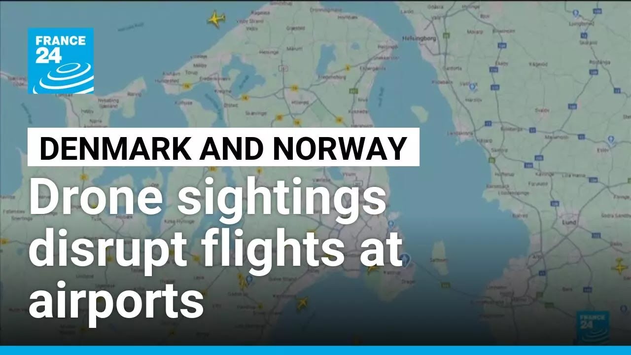 Copenhagen and Oslo airports temporarily shut down after drone sightings • FRANCE 24 English