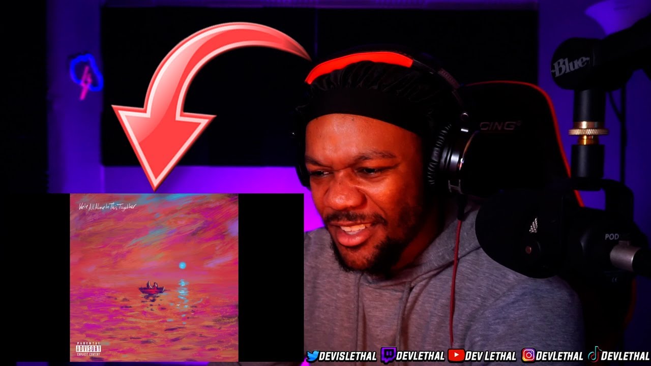AMERICAN Reacts To UK RAP For The First Time! // Dave - We're All Alone Reaction