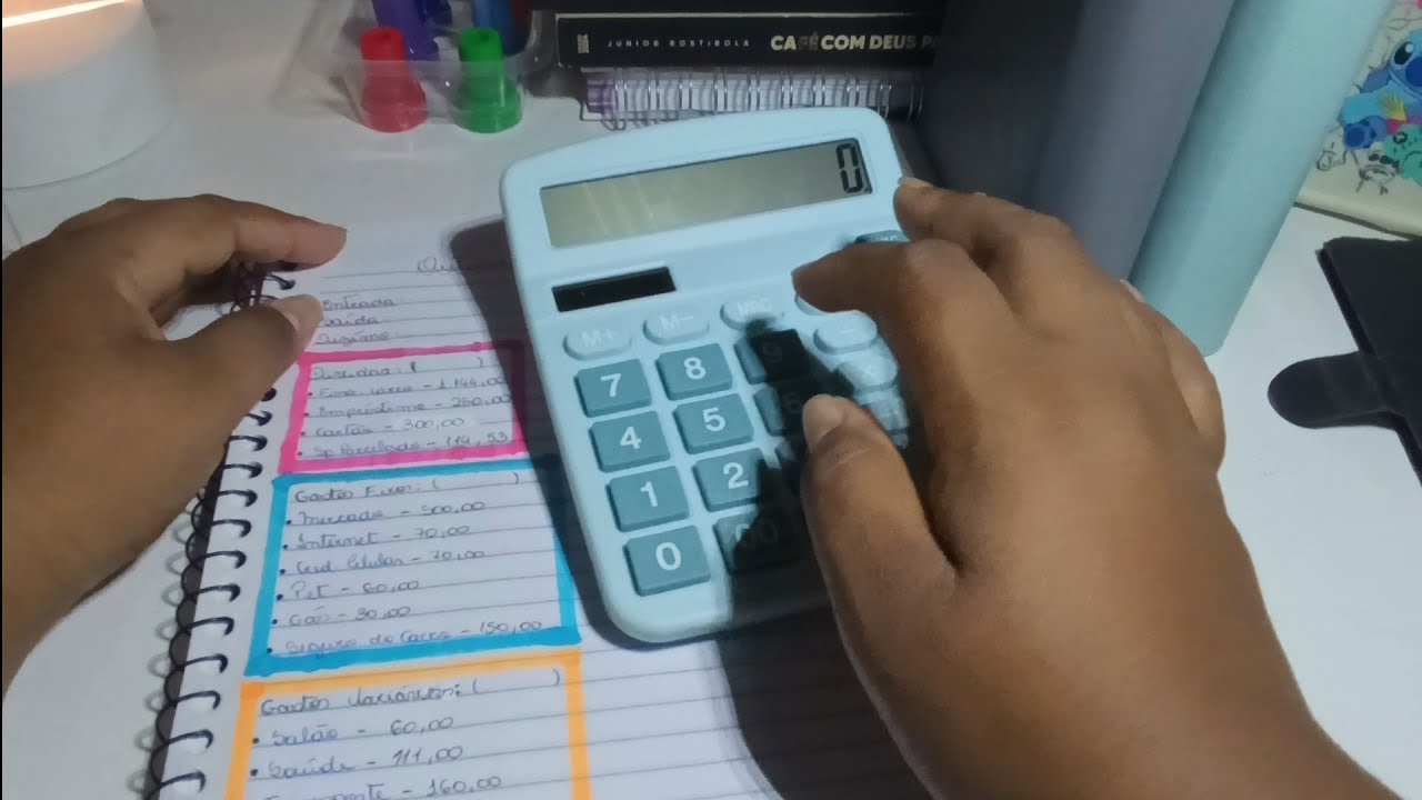 Planejamento financeiro do mês de outubro 