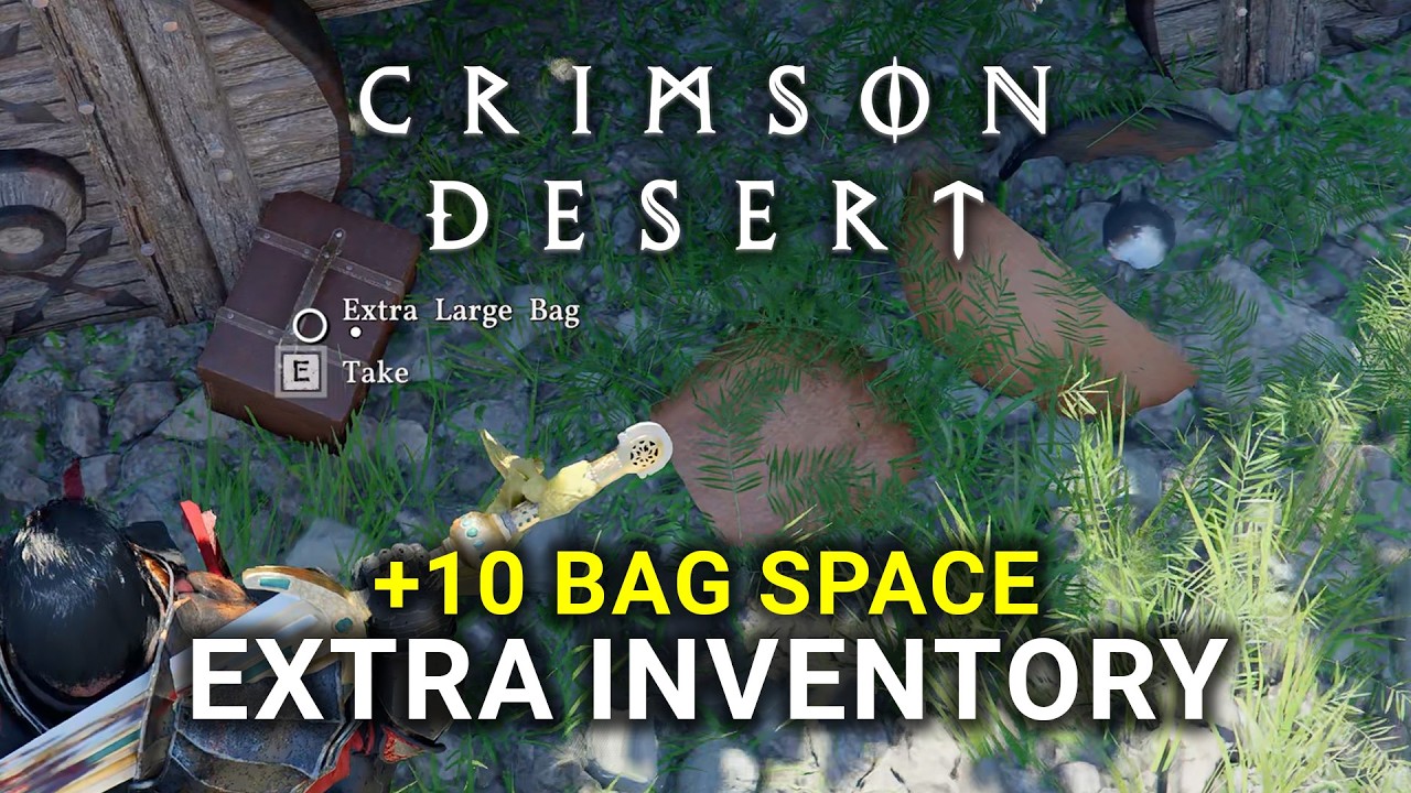 Crimson Desert - How to Get Extra Large Bag +10 Space (Max Backpack Size)