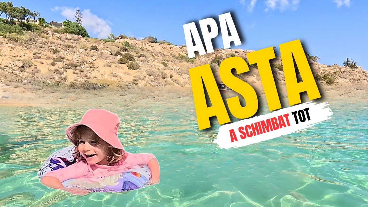 CIPRU cu copil mic: Aici s-a împrietenit cu apa