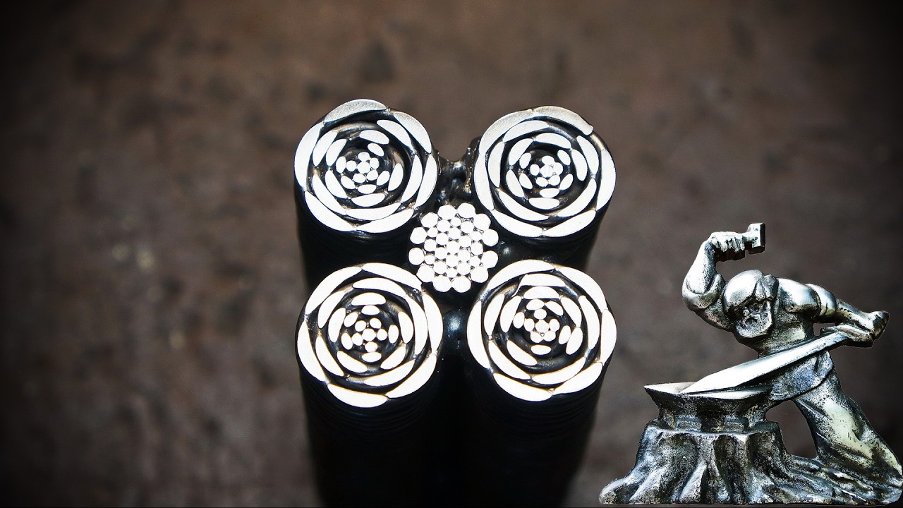 Создание Рождественского Клинка. Из стального троса.