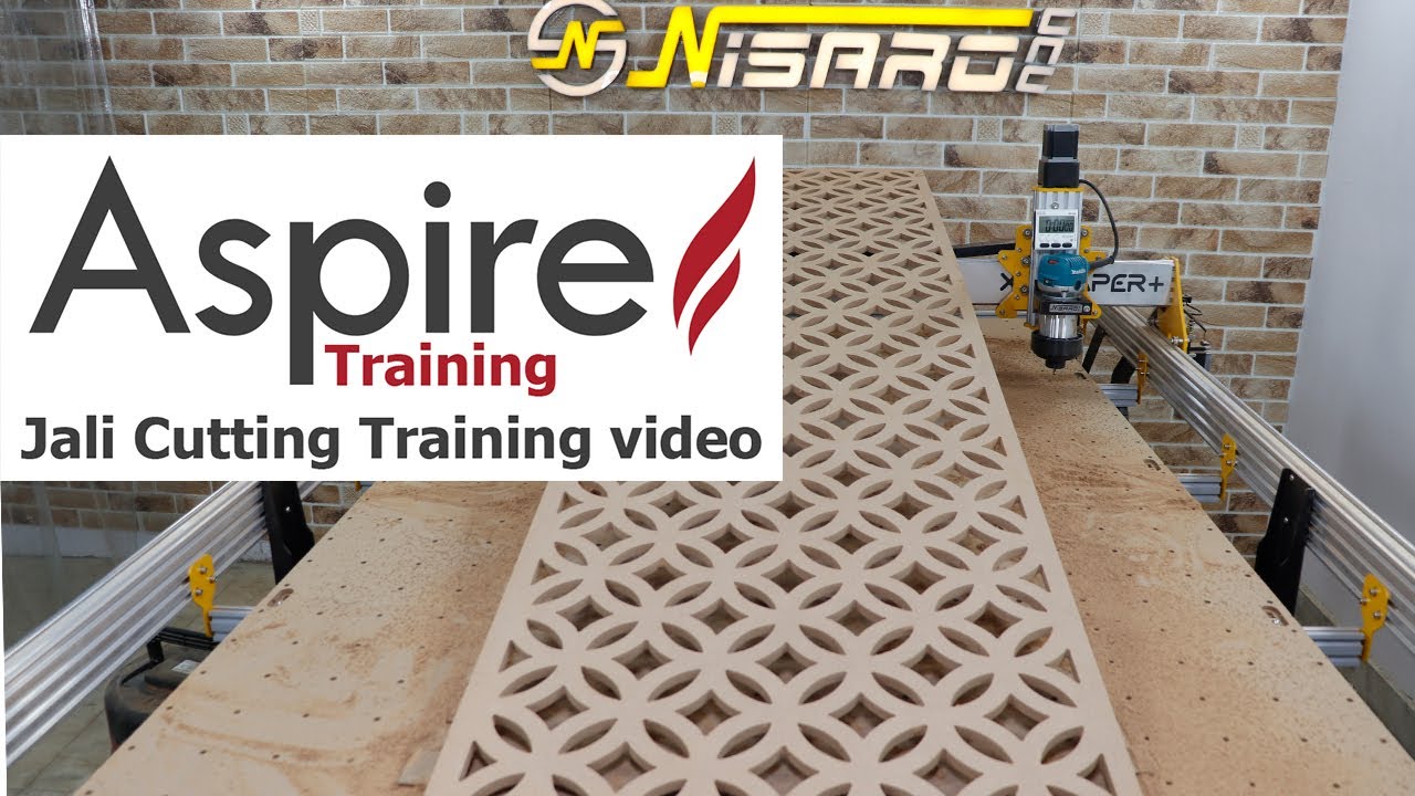 Aspire Jali Cutting tutorial // Aspire Complete Training