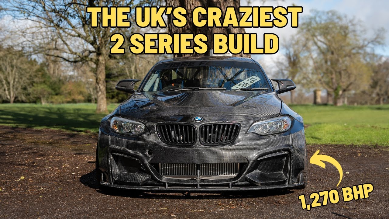 UK's CRAZIEST BMW 2 Series build! Carbon wide body, 1,270hp!