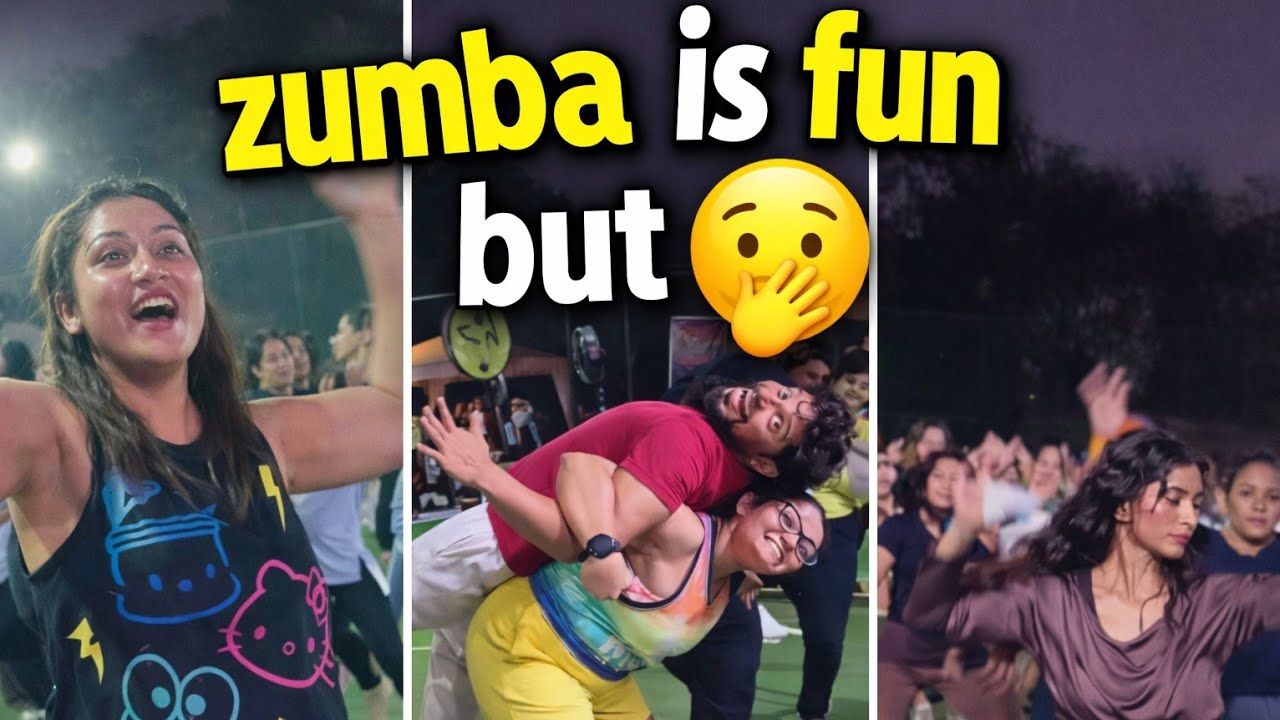 Zumba dance is great exercise but Pappu can't Dance 😅 || KD Vlogger || Goa ||