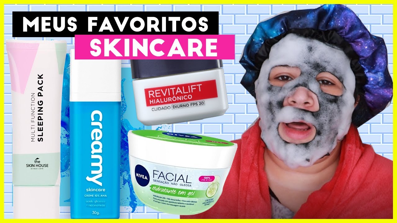 💧 Meus Favoritos SKINCARE [Gel Hidratante Nivea, Creamy, Revitalift e mais!]
