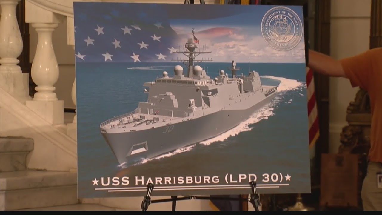 USS Harrisburg naval ship expected to launch in 2024