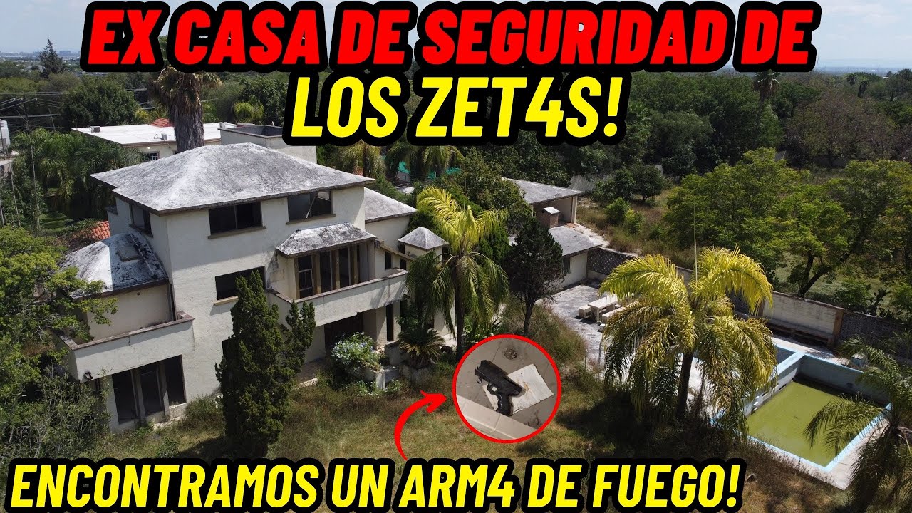 ENCONTRAMOS UN ARM4😱!! EN EX CASA DE SEGUIRDAD DEL CARTEL DE LOS ZET4S 😰