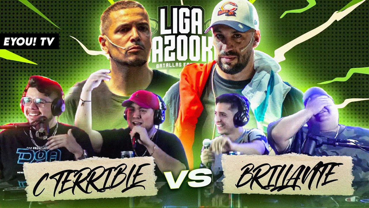 ¡LA BATALLA MÁS RAPERA QUE VERÁS HOY! - Reacción a C TERRIBLE vs BRILLANTE en LIGA BAZOOKA - EYOU TV