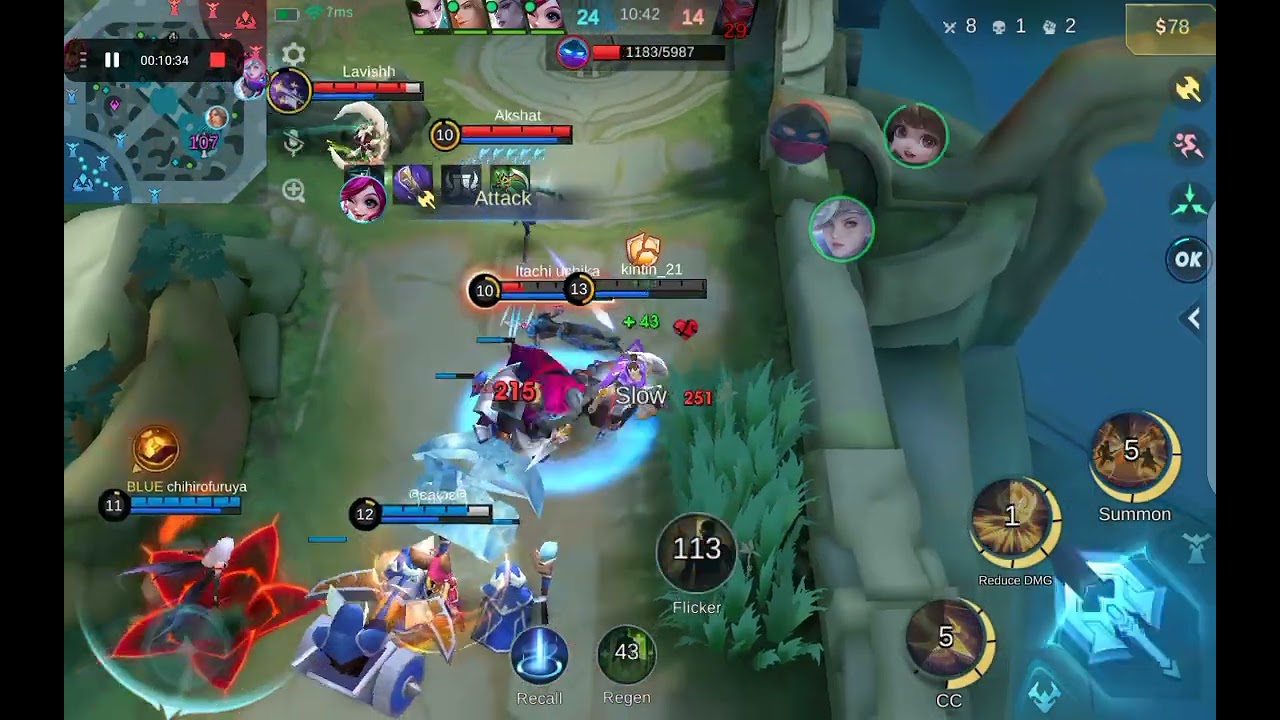 First vidio moba legends ( soRry for internet connection)