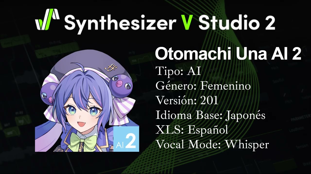 Synthesizer V 2 AI Otomachi Una (Modos Vocales en Español)