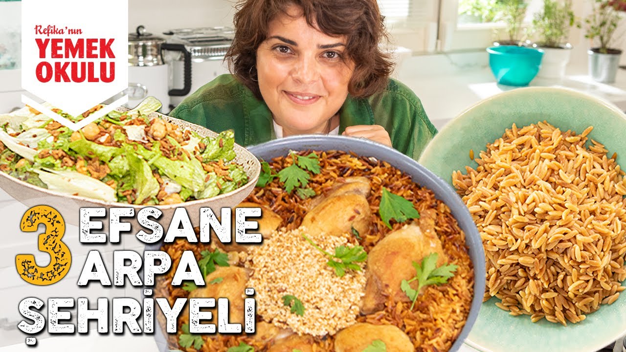 Ekonomik ve İnanılmaz Lezzetli 3 Arpa Şehriyeli Tarif | Tavuk, Pilav ve Salata