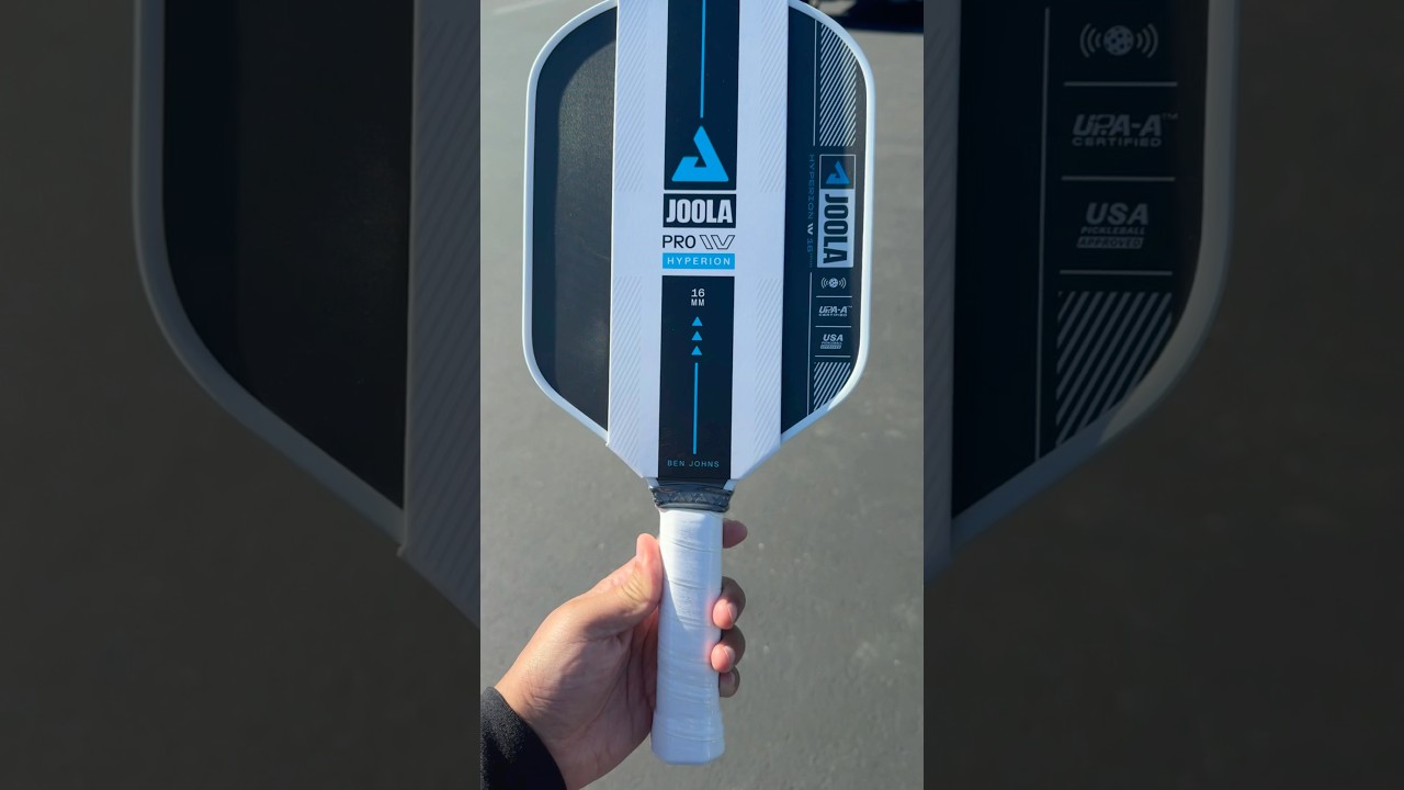 Setting up a Joola Pro IV Hyperion 16mm Pickleball Paddle!