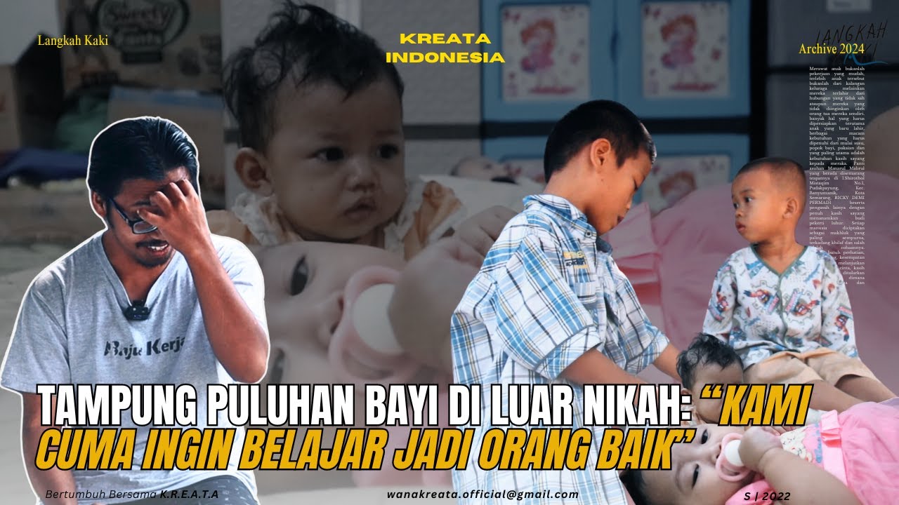 Pengasuh Anak Terbuang: Panti Asuhan Manarul Mabrur |  Panti Viral Menampung Bayi di Luar Nikah